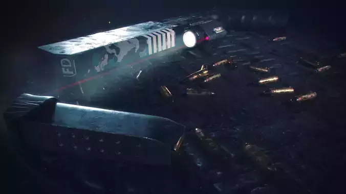 Glock 17 Pistol Gun Silencer Flashlight Attachement 