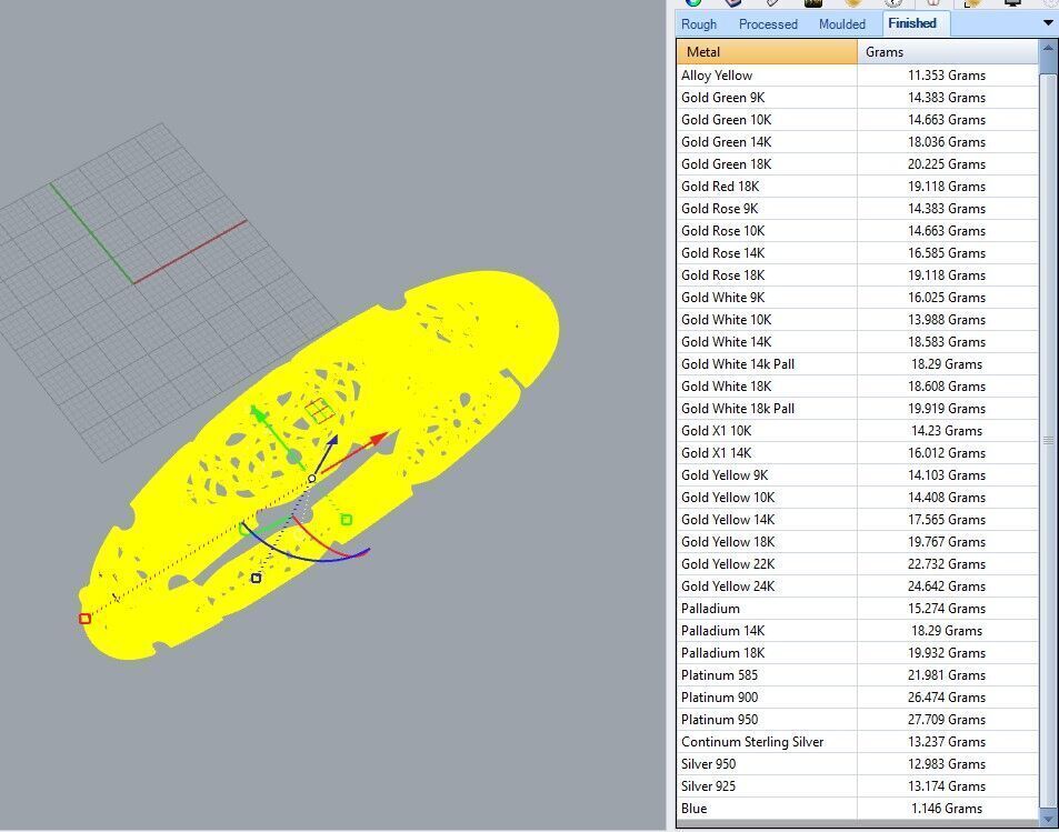 Lock bracelet 3D print model_8