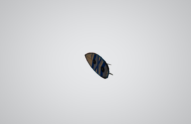 3D Surfboard Model 3D model_1