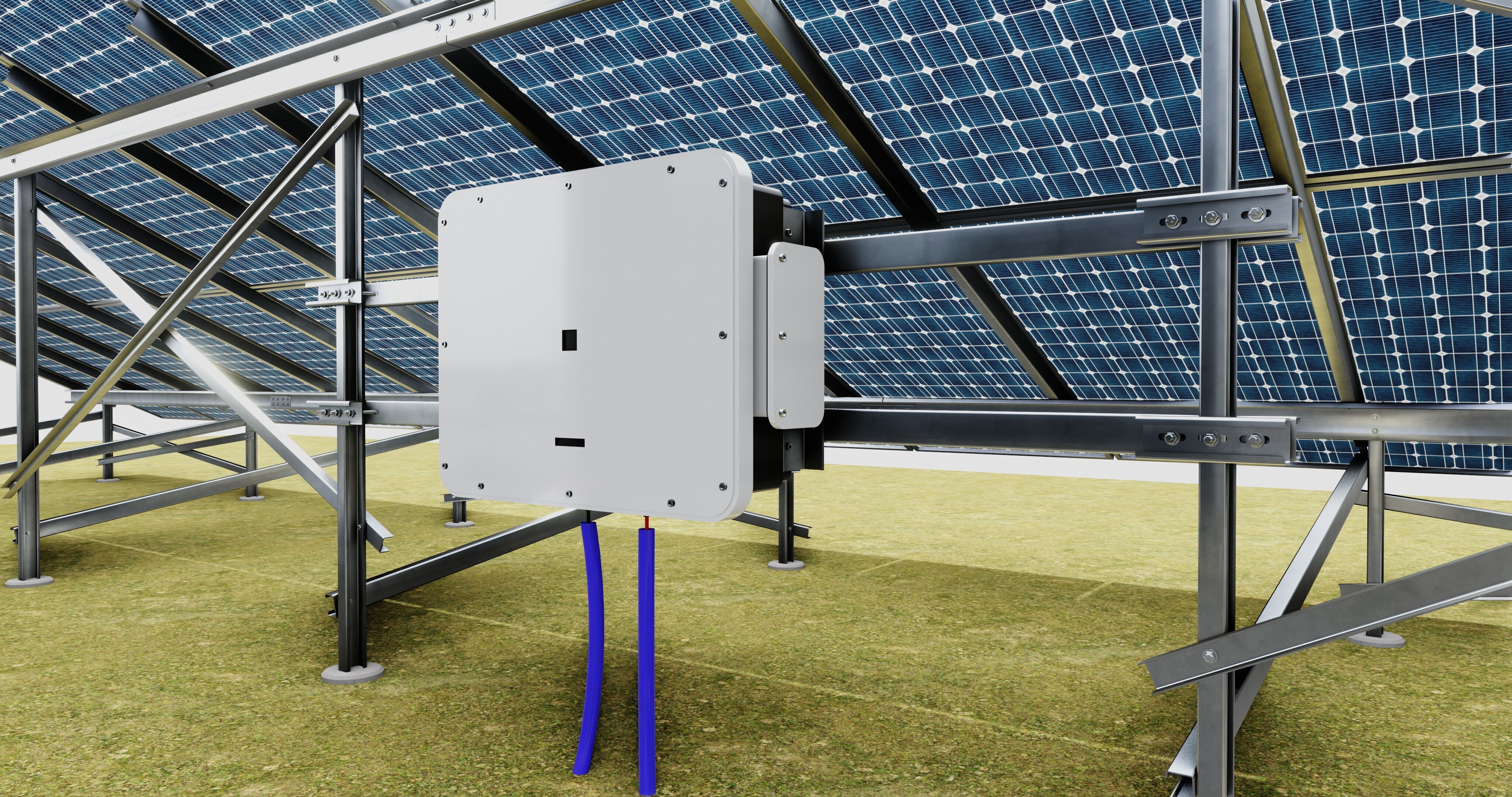 Solar Energy Construction 2x13 Table Vertical Purlin 3D model_16
