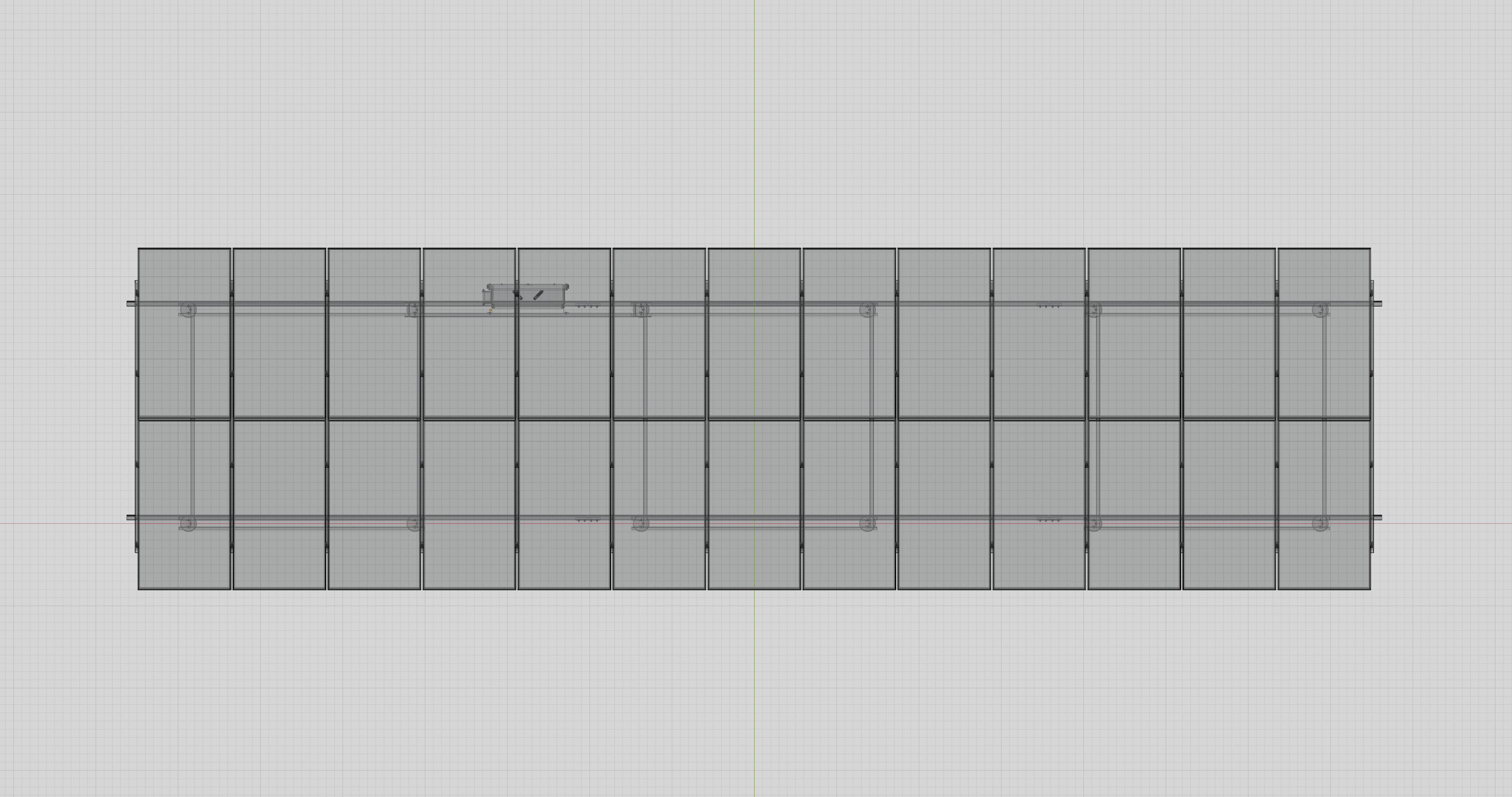 Solar Energy Construction 2x13 Table Vertical Purlin 3D model_31