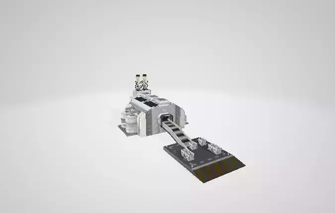 3D Surface Outpost Model