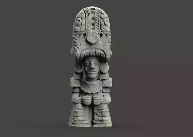 Mayan statue 