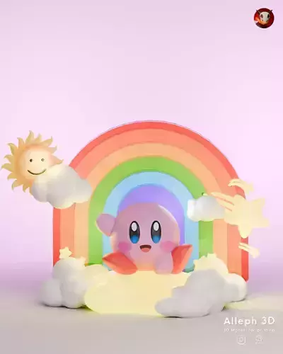 Kirby star diorama