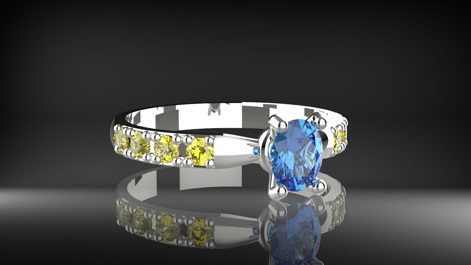 womens costermize ring 3D print model_11