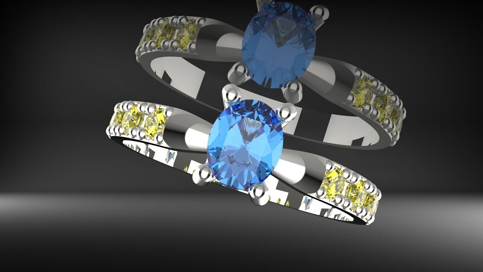 womens costermize ring 3D print model_7