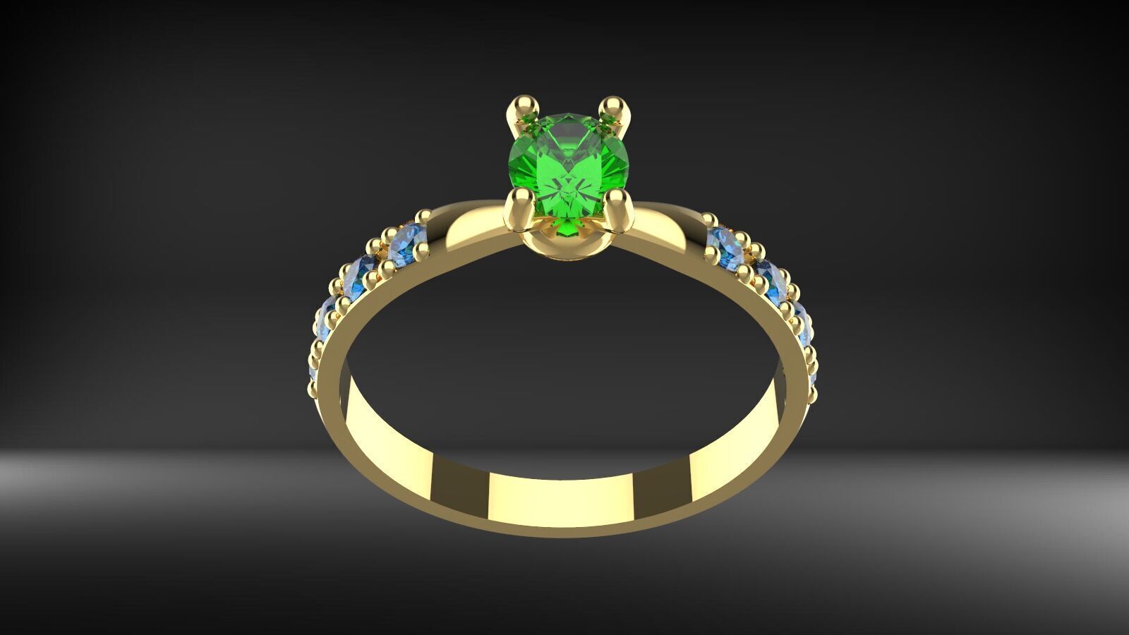 womens costermize ring 3D print model_6