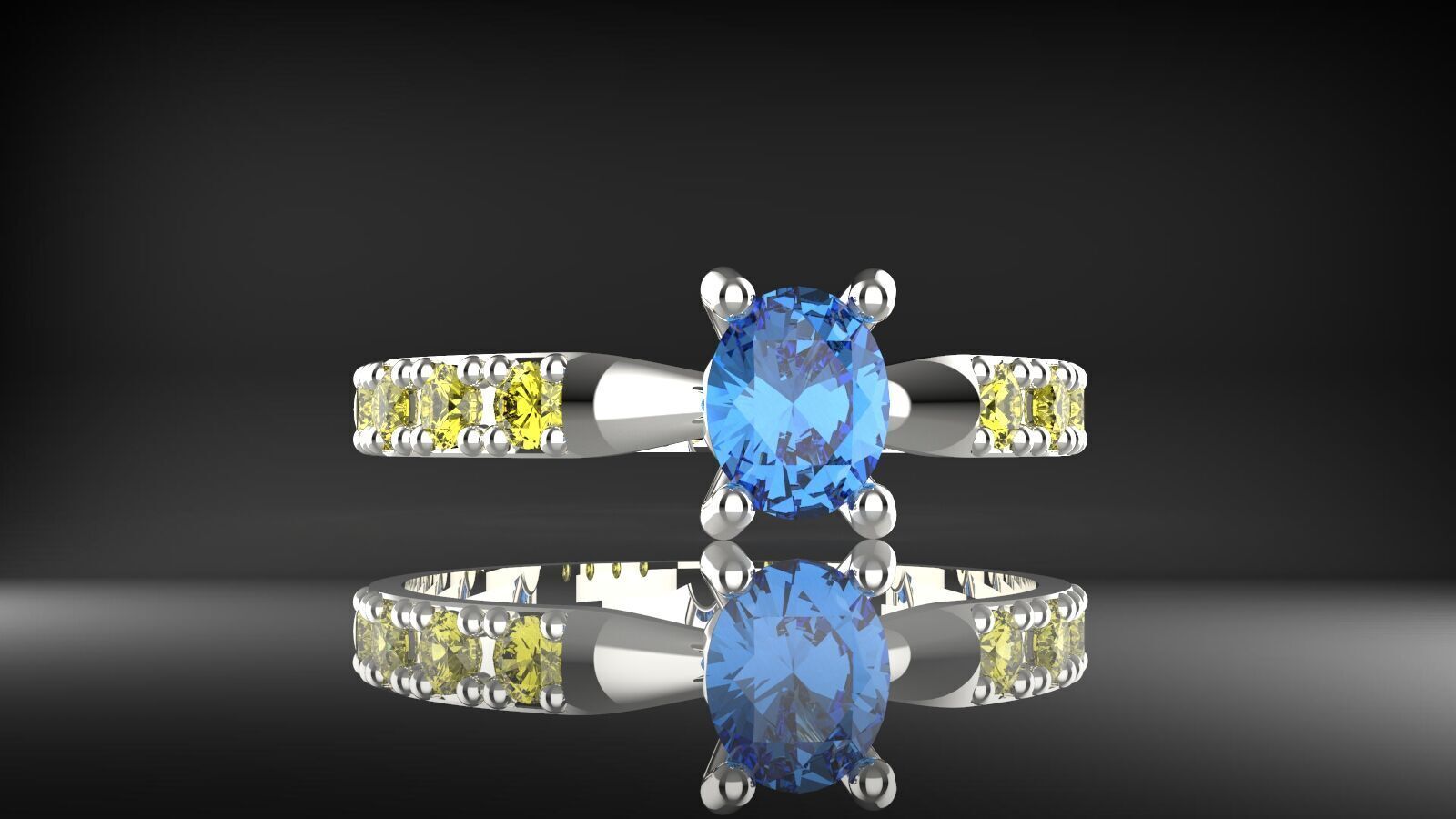 womens costermize ring 3D print model_5