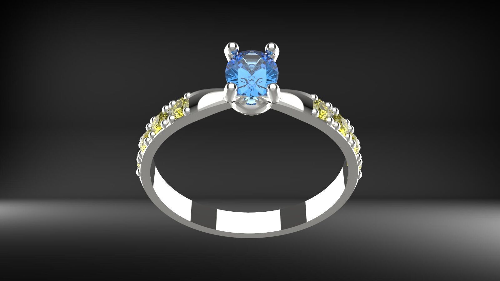womens costermize ring 3D print model_1