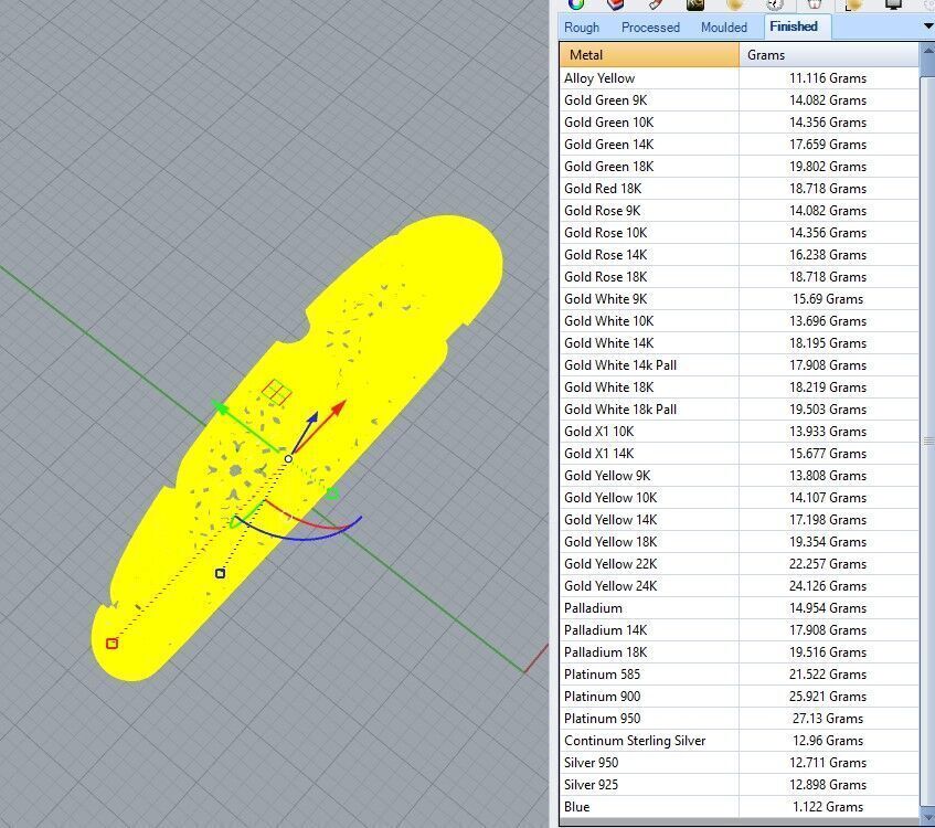 Lock bracelet 3D print model_8