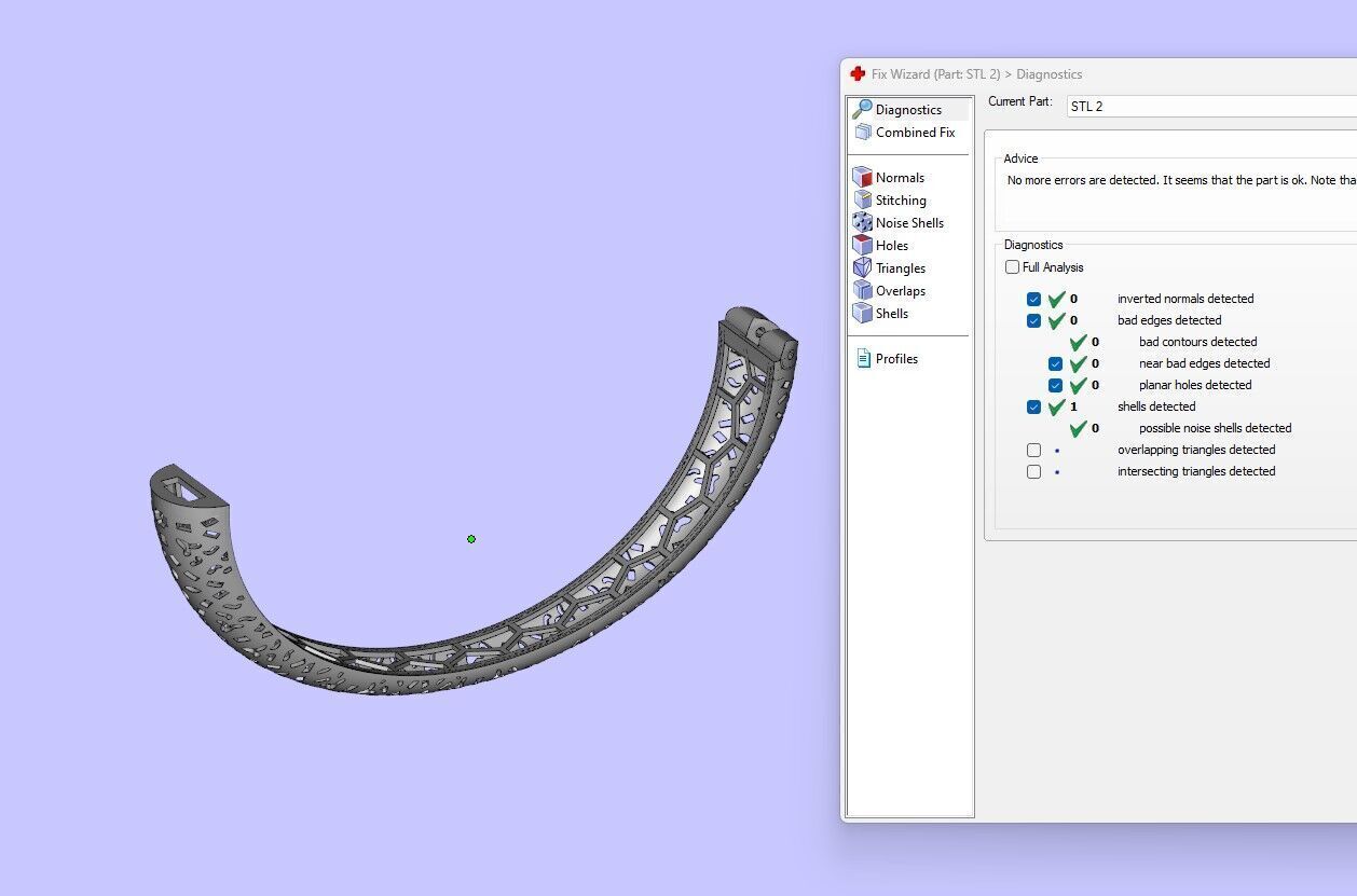 Lock bracelet 3D print model_2
