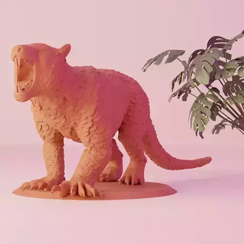 3D Printable Thylacoleo Miniature