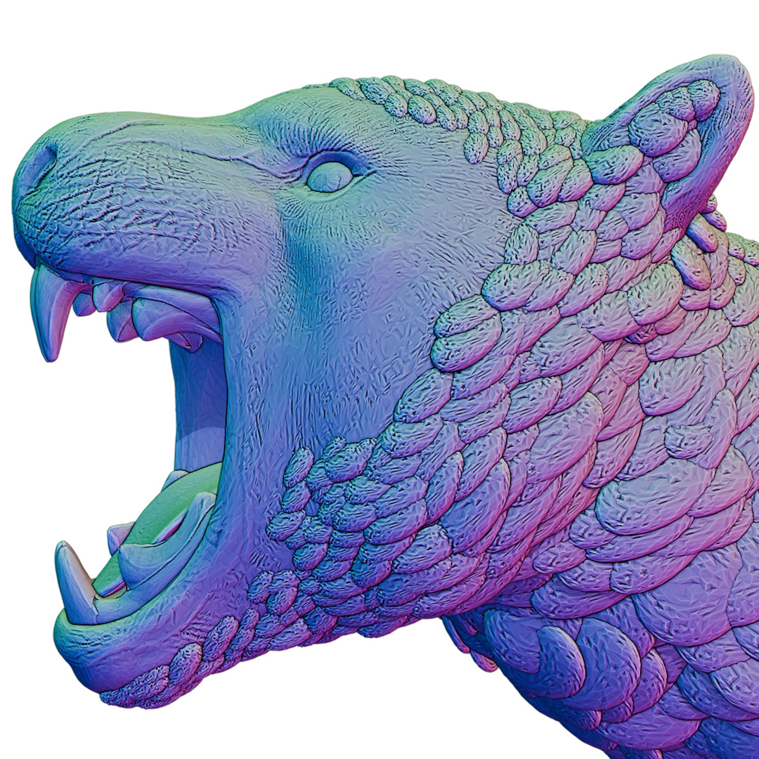 3D Printable Thylacoleo Miniature 3D print model_2
