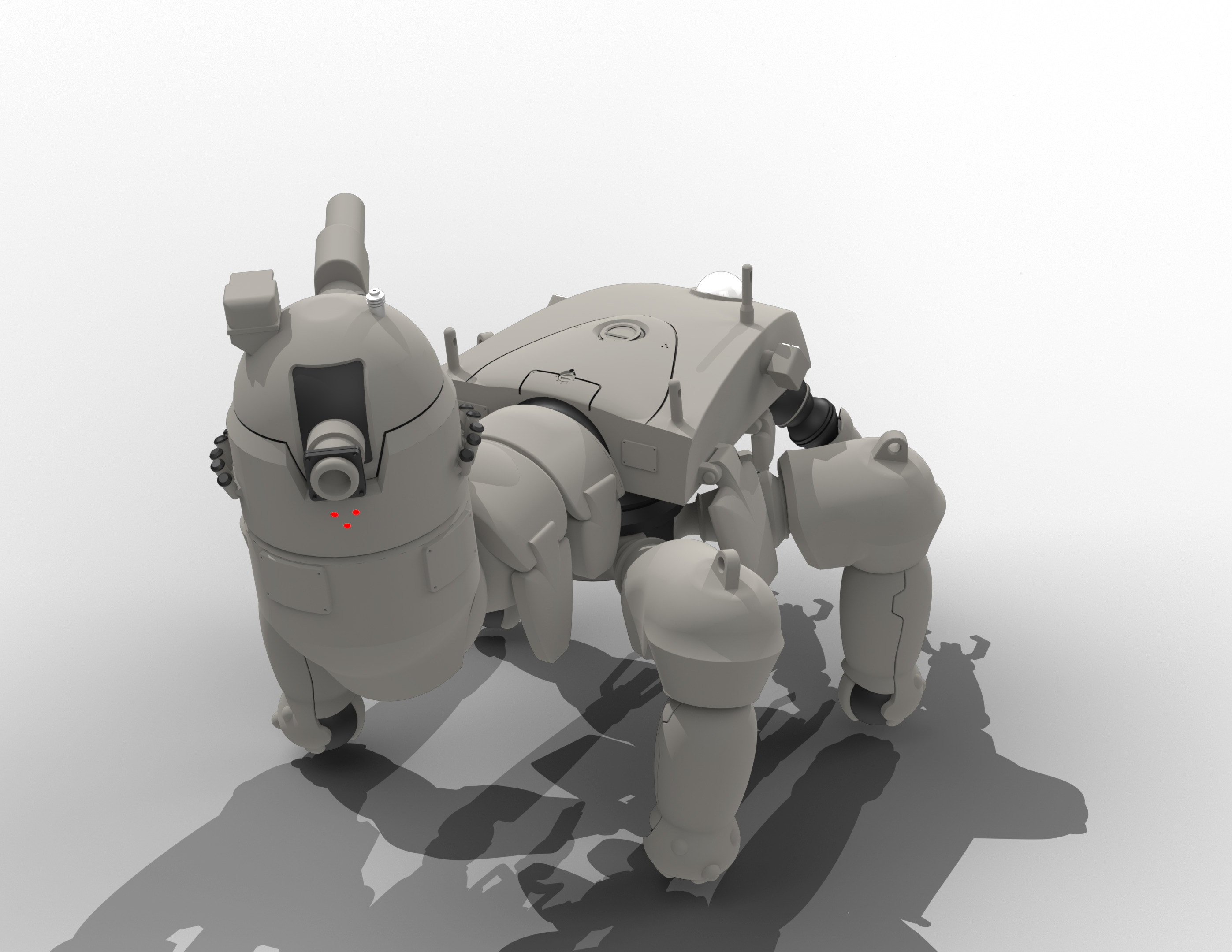 Ghost in the Shell HAW206 Spider Tank 3D print model 3D print model_2