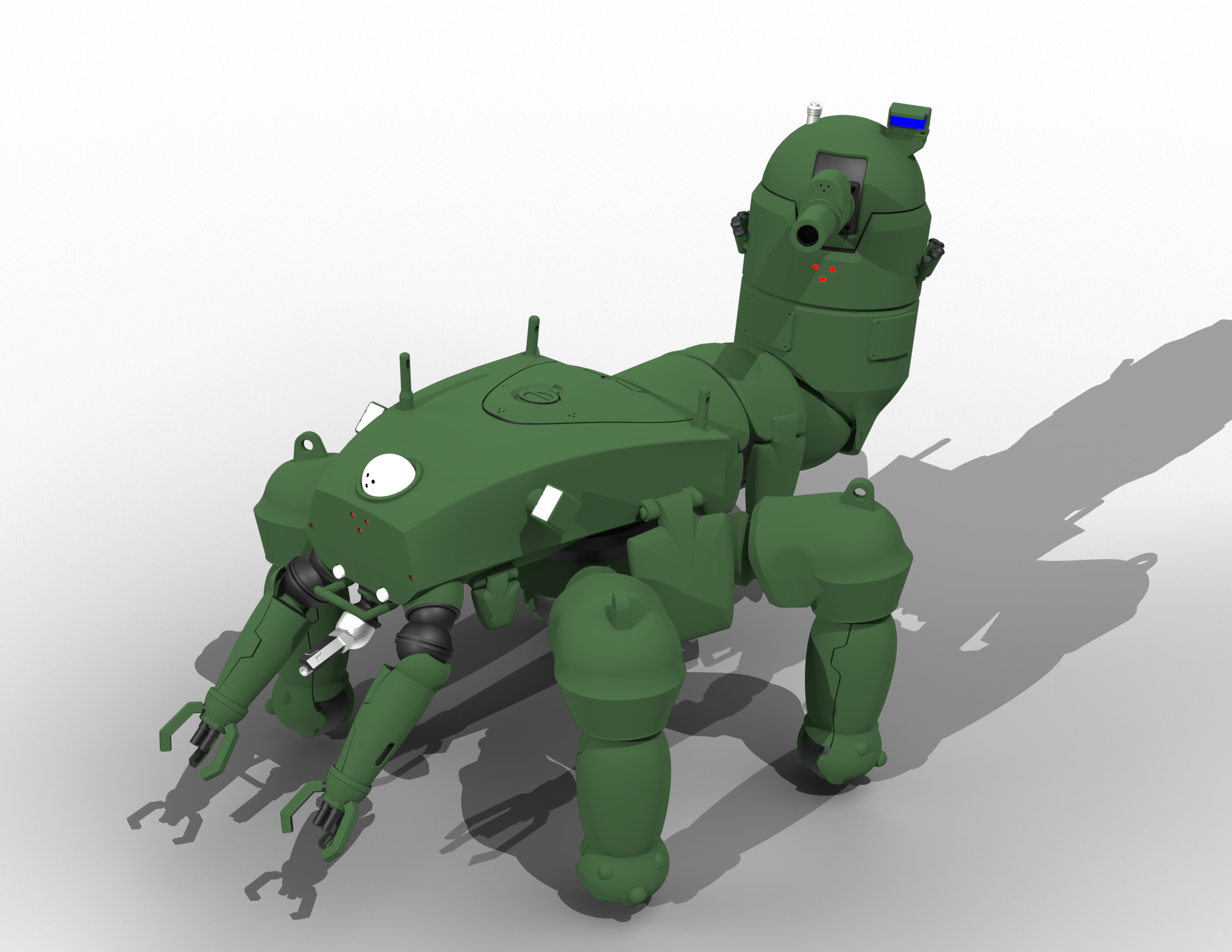 Ghost in the Shell HAW206 Spider Tank 3D print model 3D print model_5