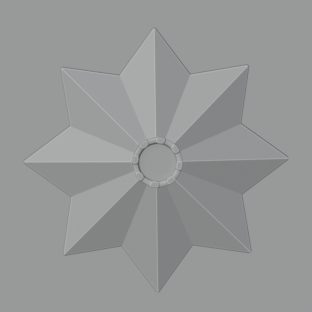 Eternal Flame of Uzbekistan with Animated Fire 3D model_2