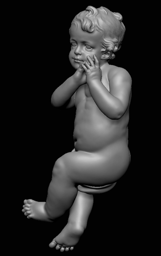 BABY JESUS AGM101 3D print model_4