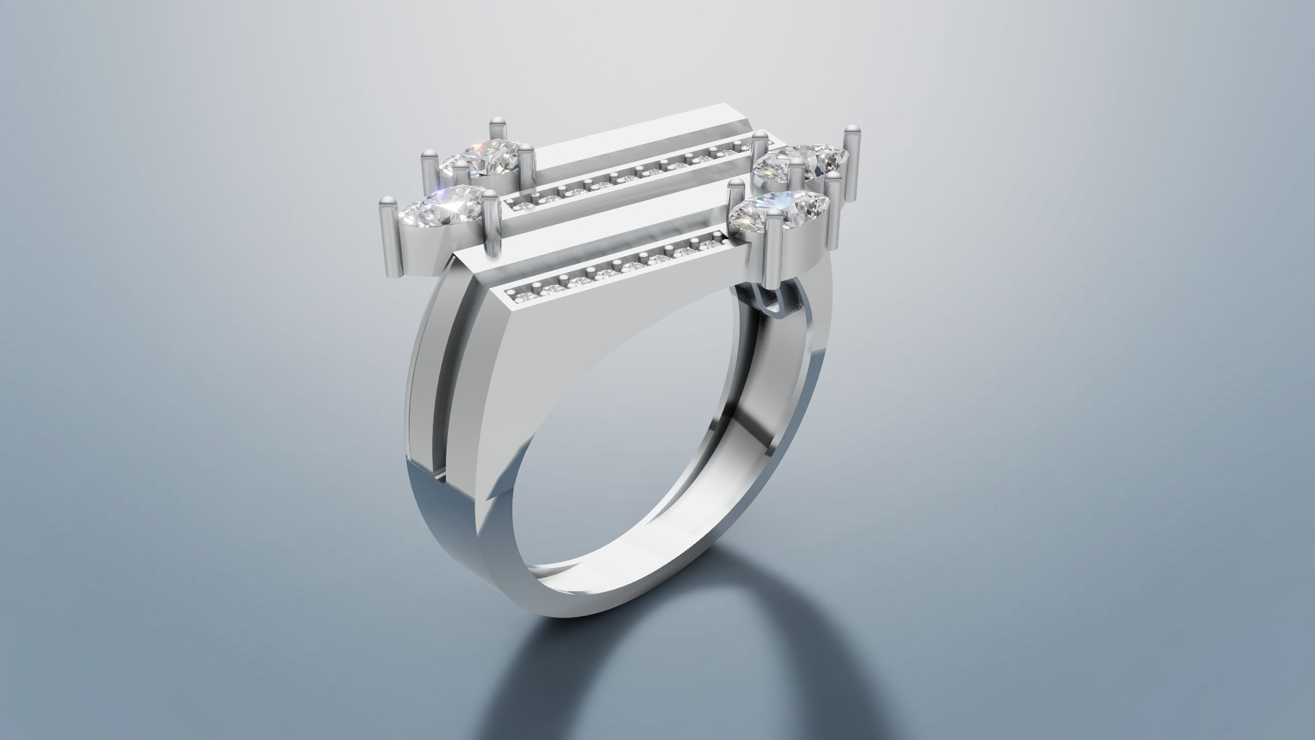 Ring  Vectors 3D print model C 58 3D print model_11