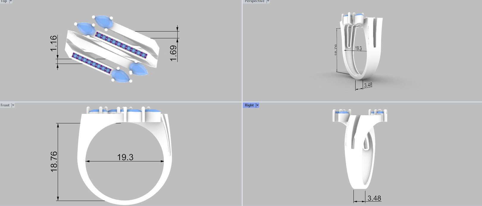 Ring  Vectors 3D print model C 58 3D print model_18