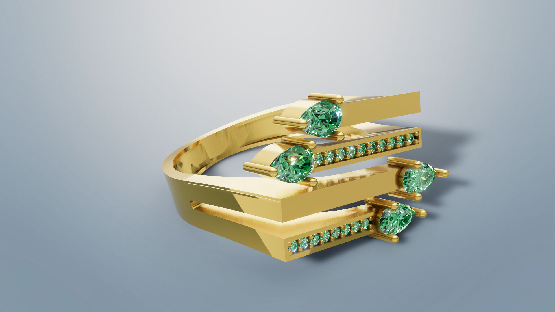 Ring  Vectors 3D print model C 58 3D print model_15