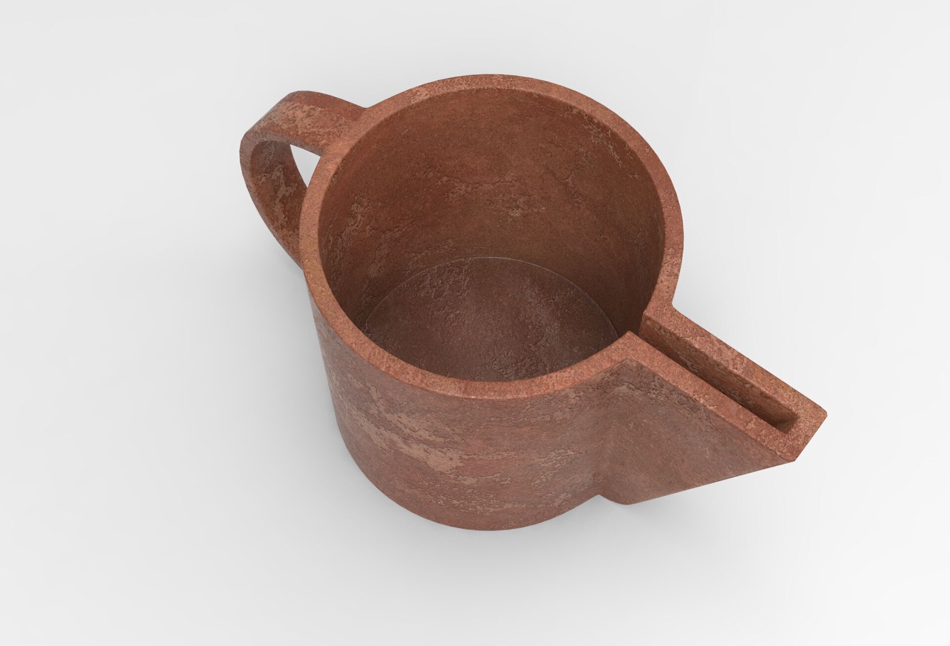 Puhy Plant Pot Low-poly 3D model_1