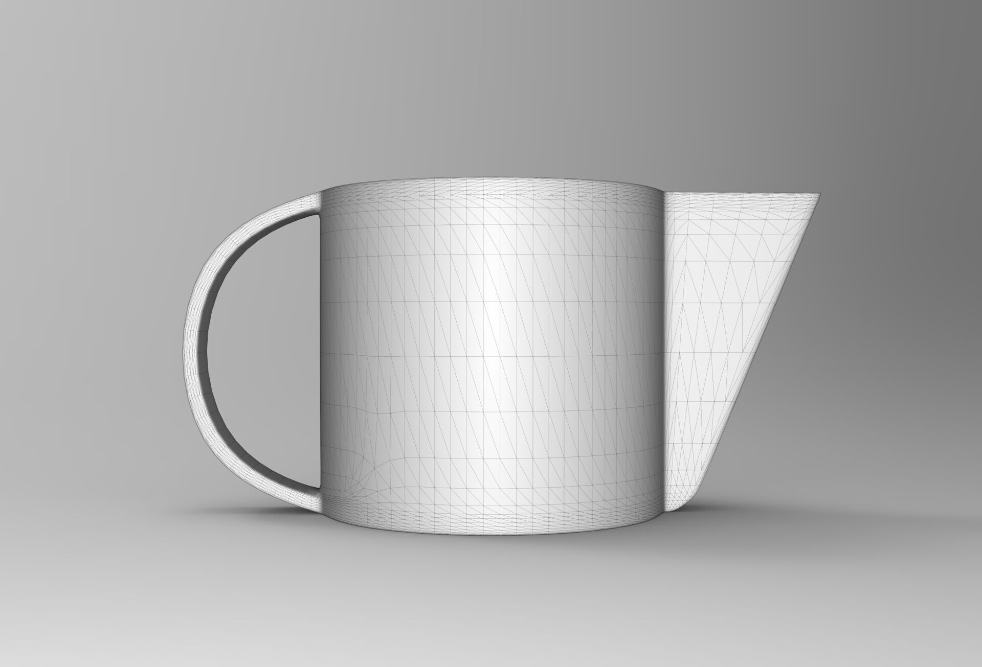 Puhy Plant Pot Low-poly 3D model_6