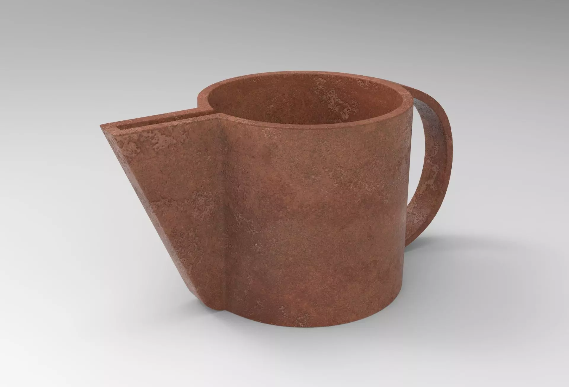 Puhy Plant Pot Low-poly 3D model_0