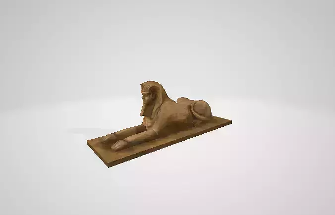 3D Sphinx Model - Realistic Ancient Monument Asset