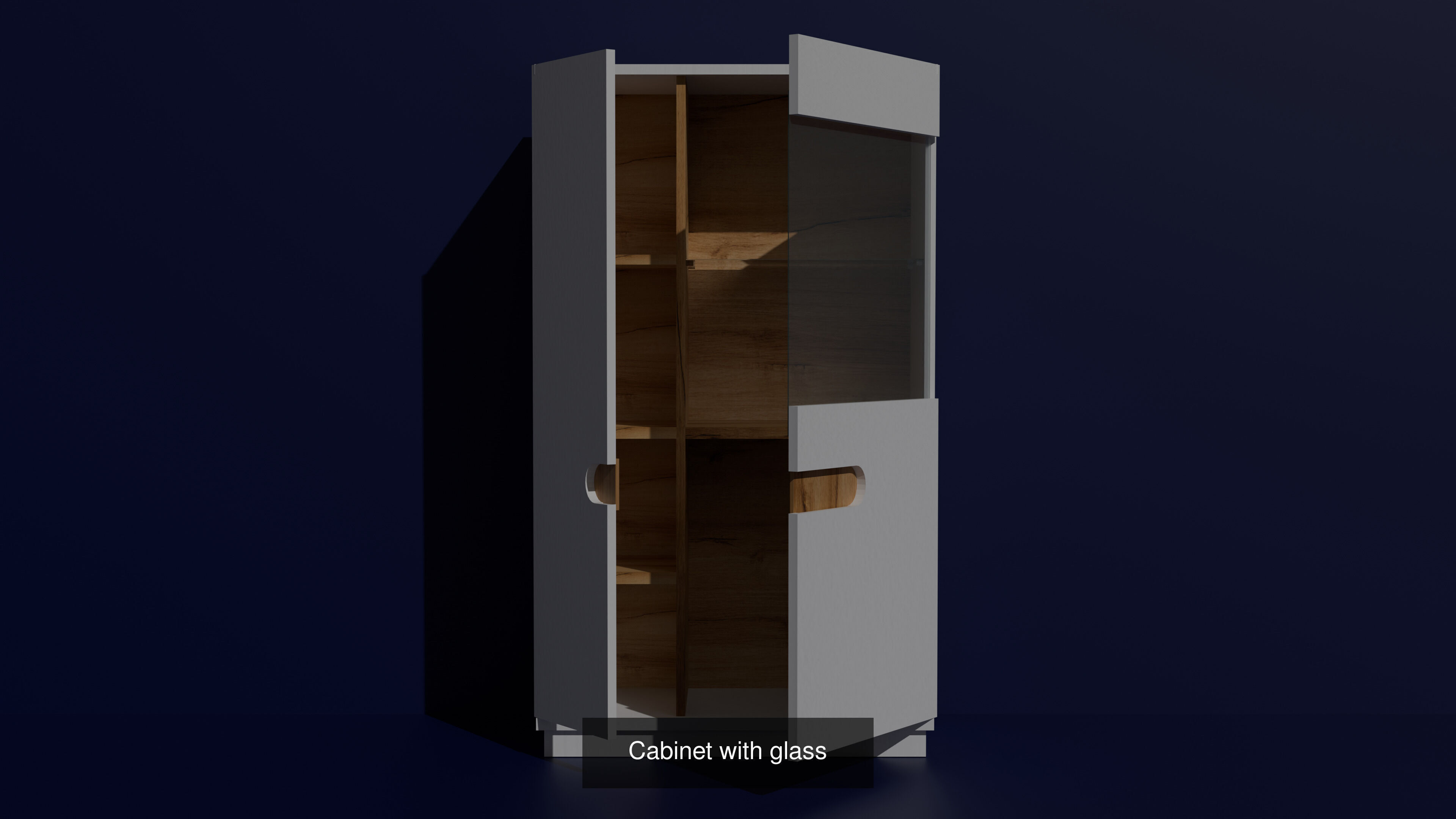 Low-Poly Furniture set in Modern style 3D Model Collection_2