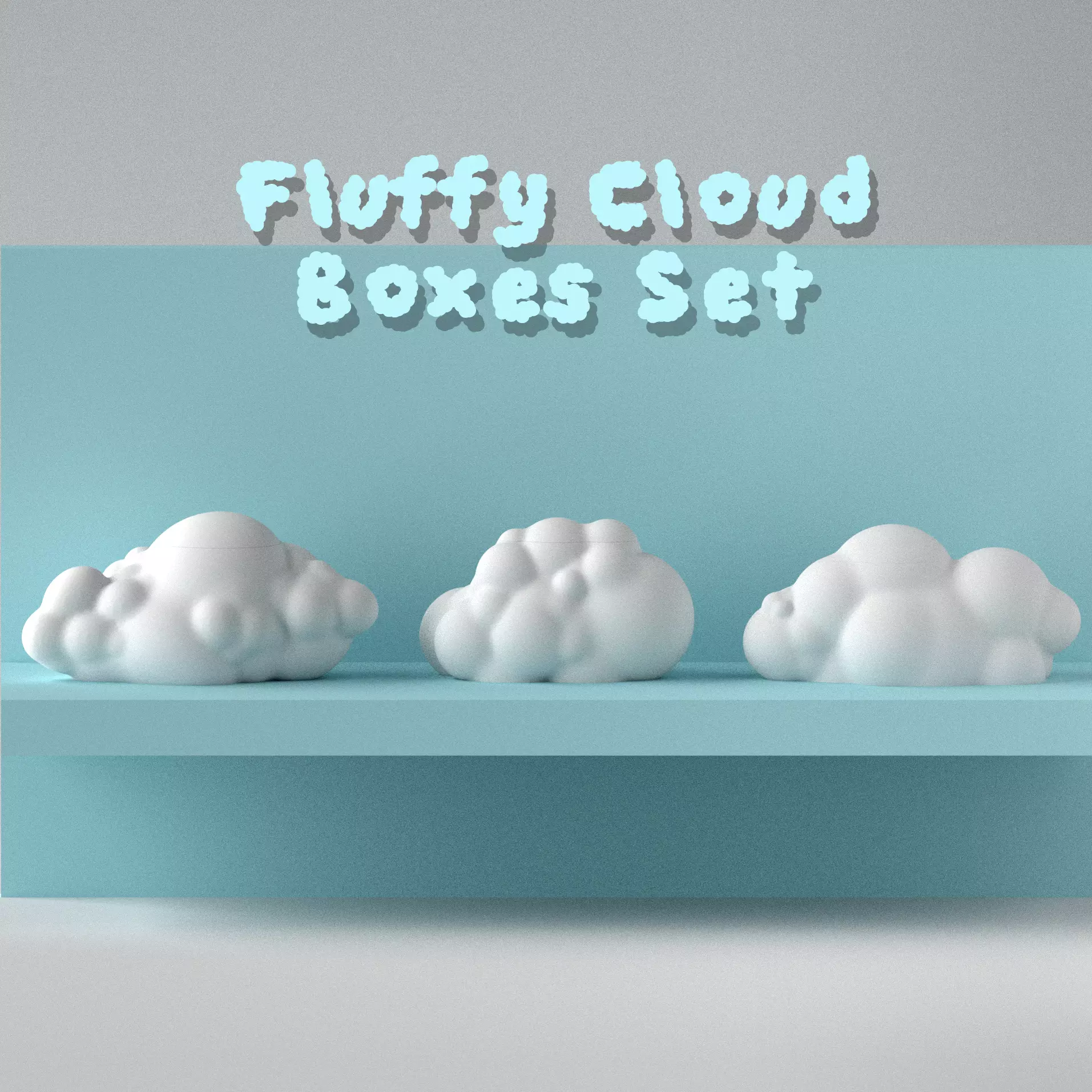 Cloud Boxes 3D print model