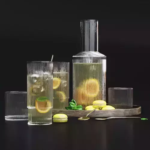 Lemonade Set 3D model