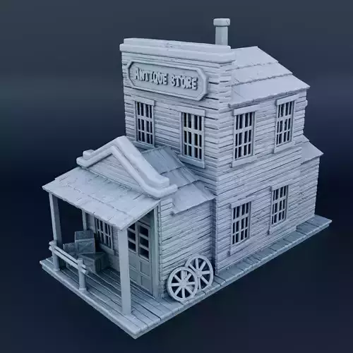 Wild west house 3D print model