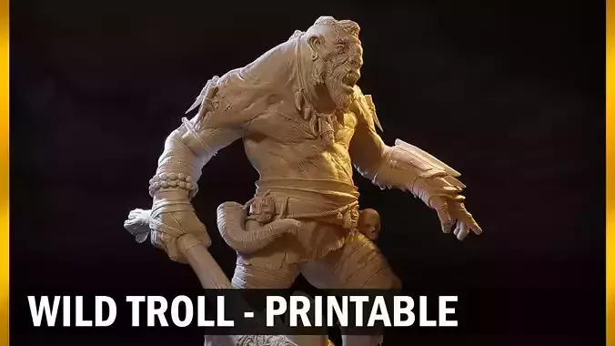 Wild troll printable
