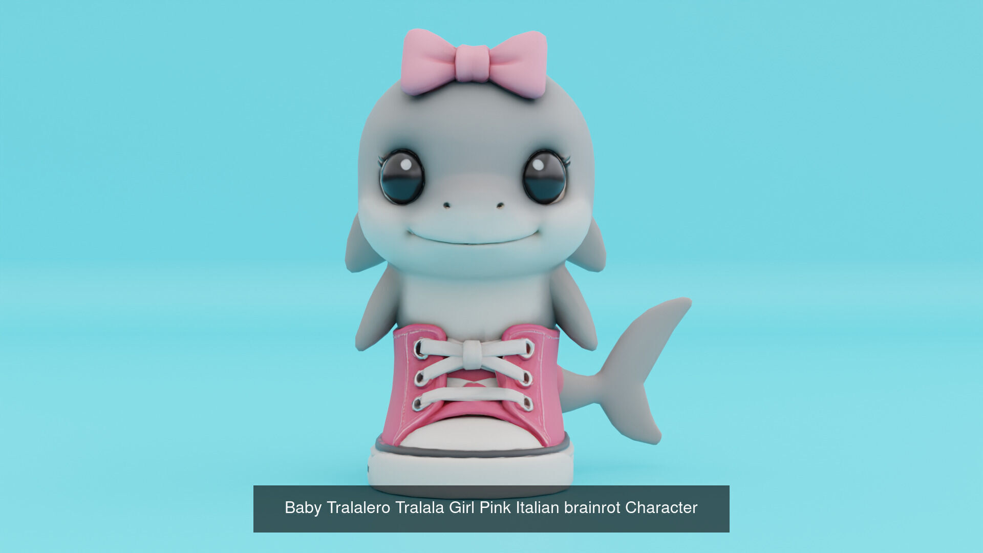 Baby Italian brainrot Low Poly Character 3D Model Collection_2