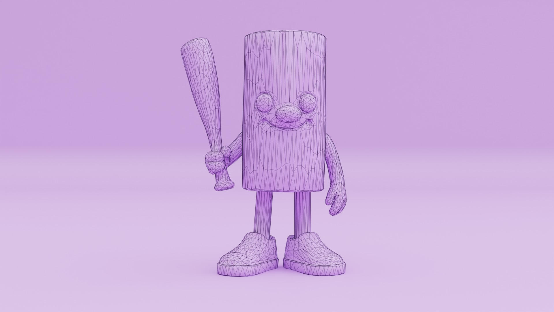 Baby Italian brainrot Low Poly Character 3D Model Collection_12