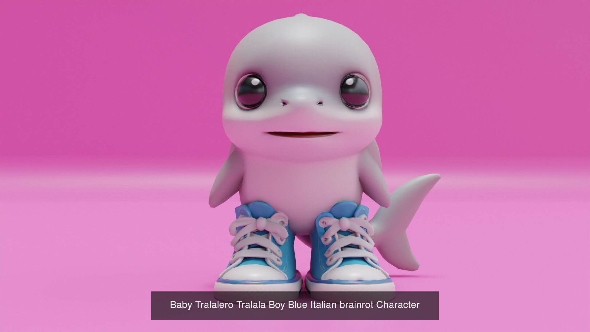 Baby Italian brainrot Low Poly Character 3D Model Collection_1