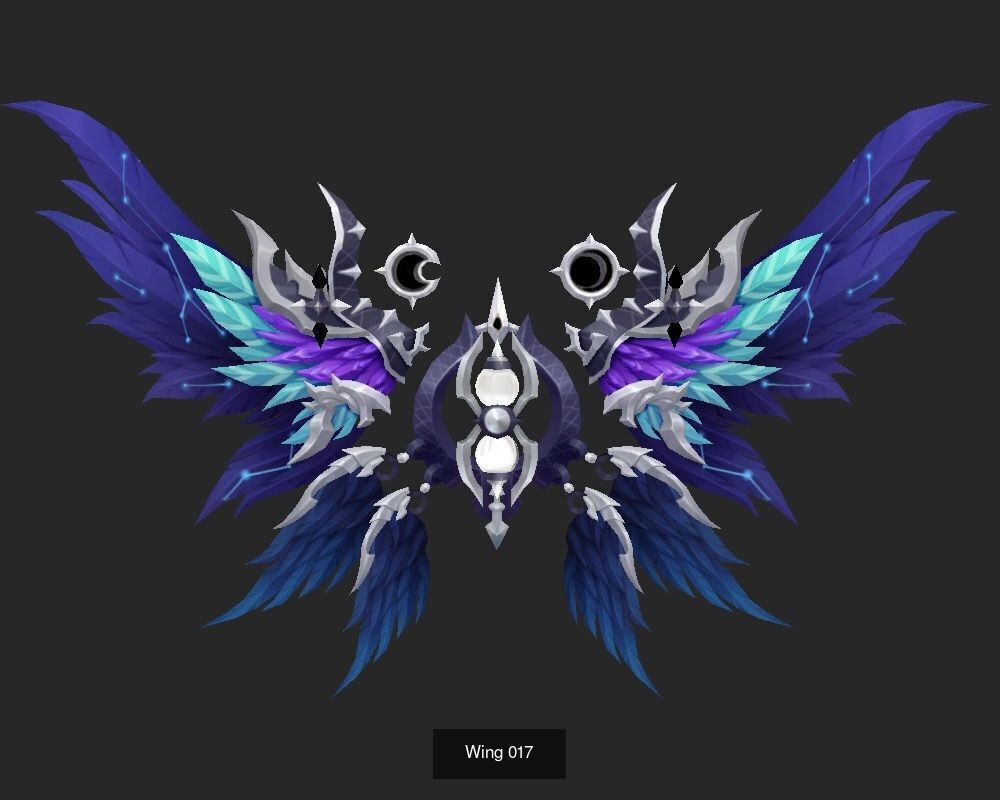 Pack With 25 Wings Part 1 3D Model Collection_16