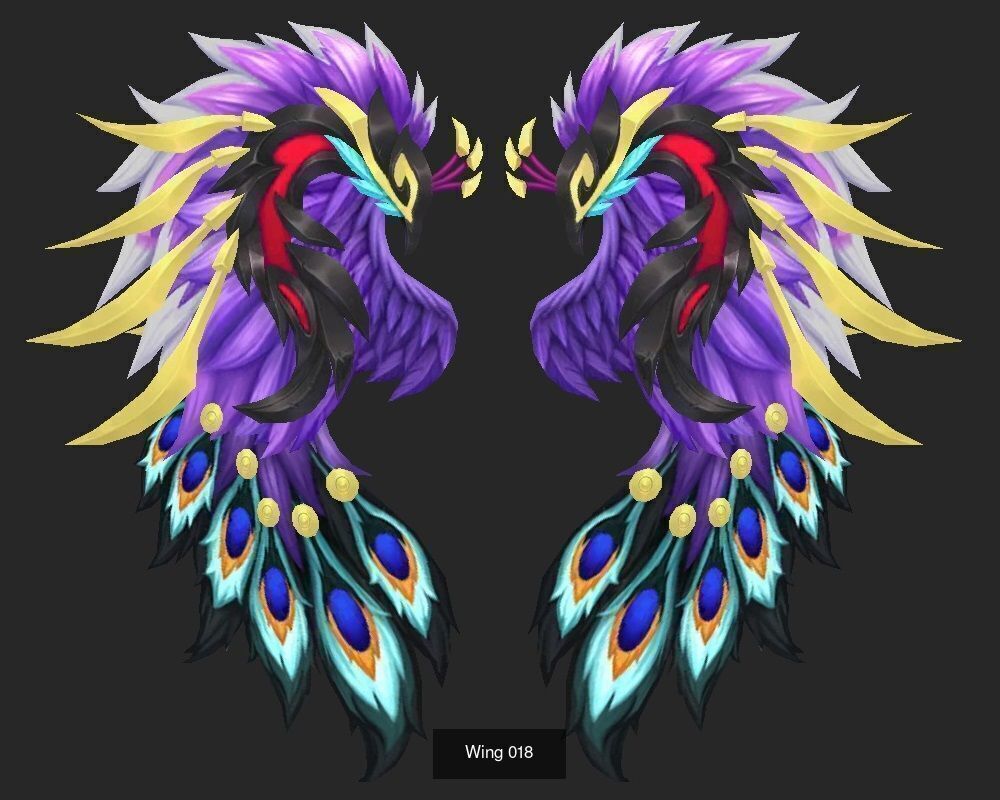 Pack With 25 Wings Part 1 3D Model Collection_15