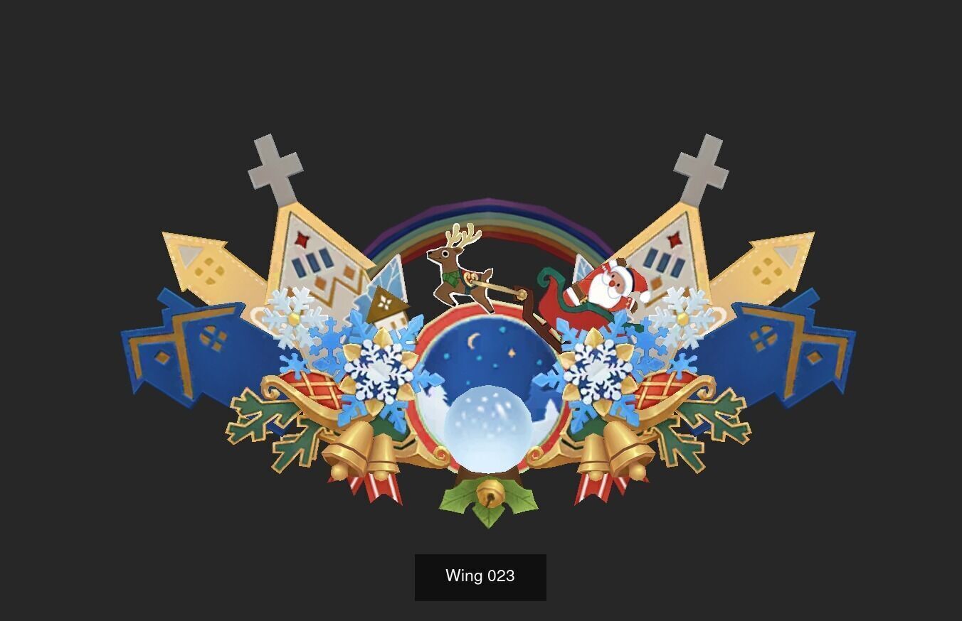 Pack With 25 Wings Part 1 3D Model Collection_10