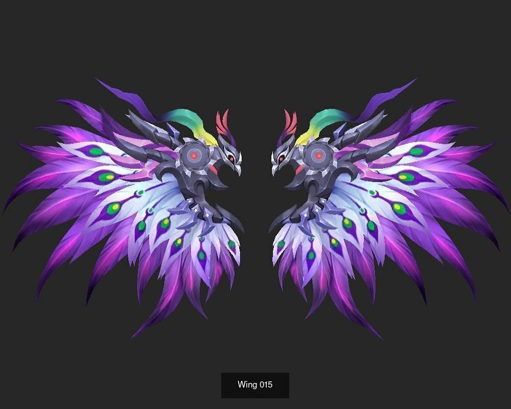 Pack With 25 Wings Part 1 3D Model Collection_18