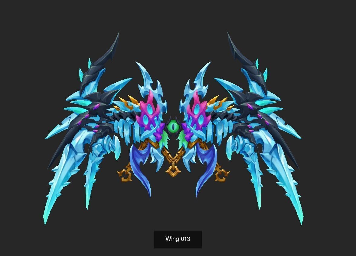 Pack With 25 Wings Part 1 3D Model Collection_20