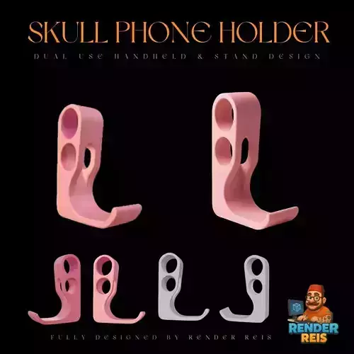 Minimalist Phone Stand Simple 3D Printable Holder 3D print model