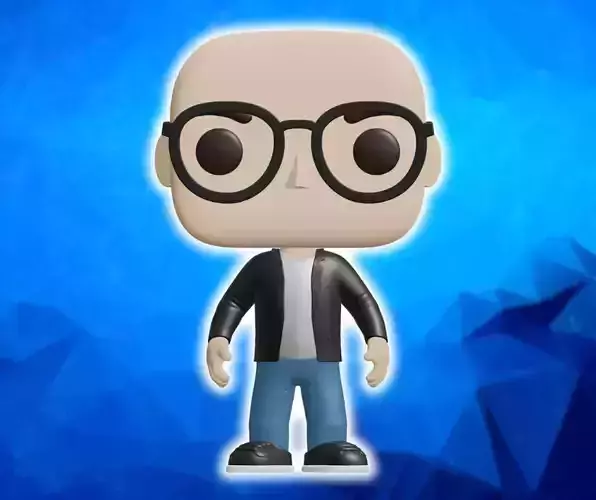 FUNKO HOMBRE CALVO - LENTES 3D print model