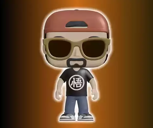 FUNKO CHICO GORRA - GAFAS 3D print model