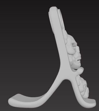 Pitbull Dog Phone Holder Bold Functional Stand Design 3D print model_5