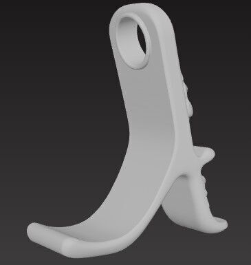 Pitbull Dog Phone Holder Bold Functional Stand Design 3D print model_6