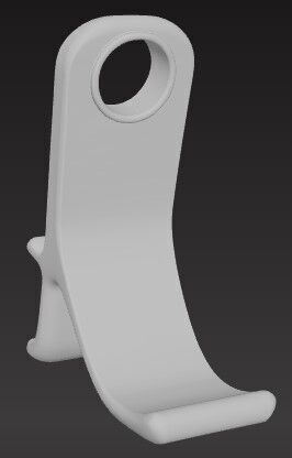 Pitbull Dog Phone Holder Bold Functional Stand Design 3D print model_8