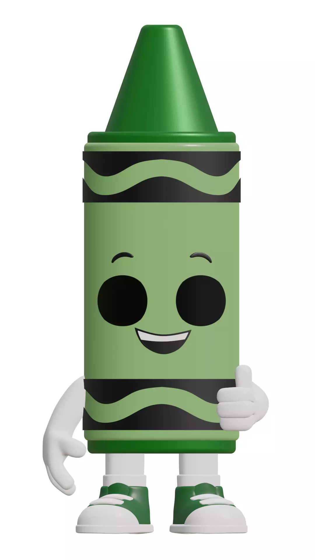 FUNKO CRAYOLA - GREEN CRAYON 3D print model_0