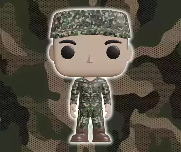 FUNKO MILITAR - SOLDADO 3D print model