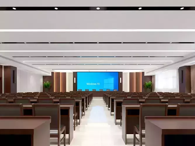 Office Interior with Conference Room